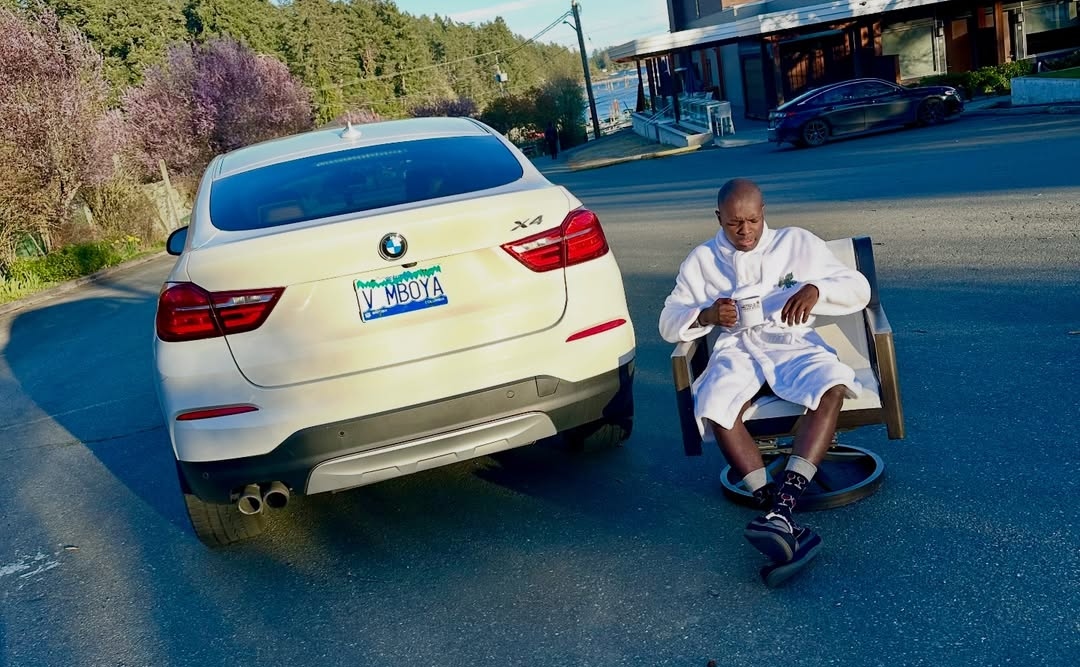 Vinbcent Mboya unveils brand new BMW