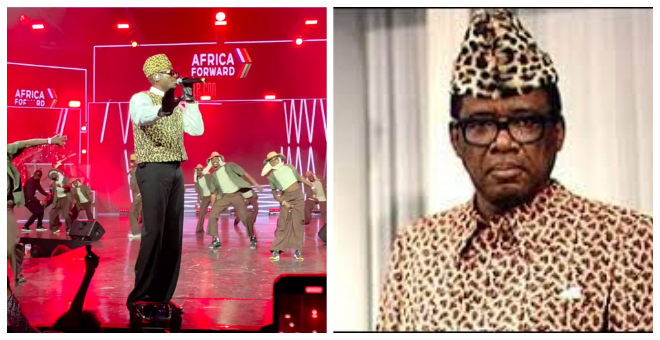 Bien Performs at Macron concert dressed as disgraced Zaire kleptocrat, Mobutu Sese Seko