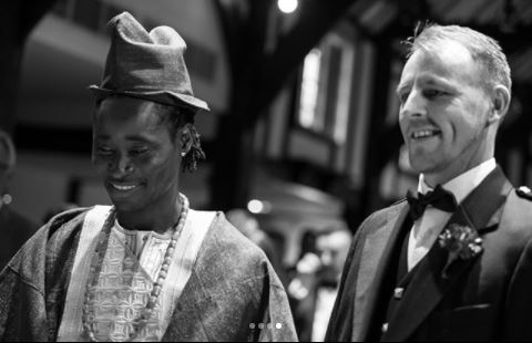Gay Right activist, Bisi Alimi celebrates wedding anniversary
