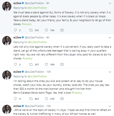 Eldee on save trade