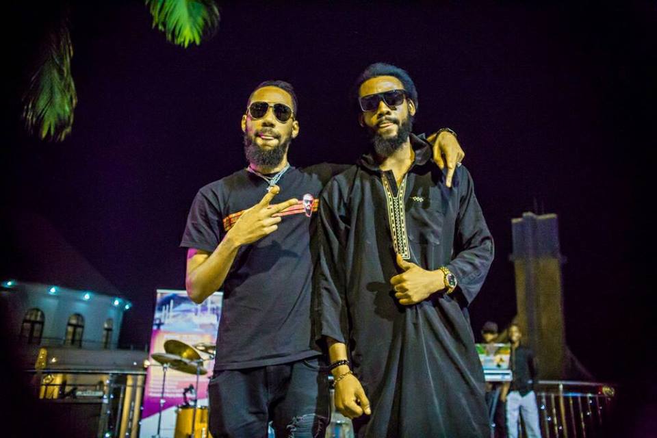 WOW!!!!Phyno meets his lookalike, Amaechi Perfect Gideon in Imo State