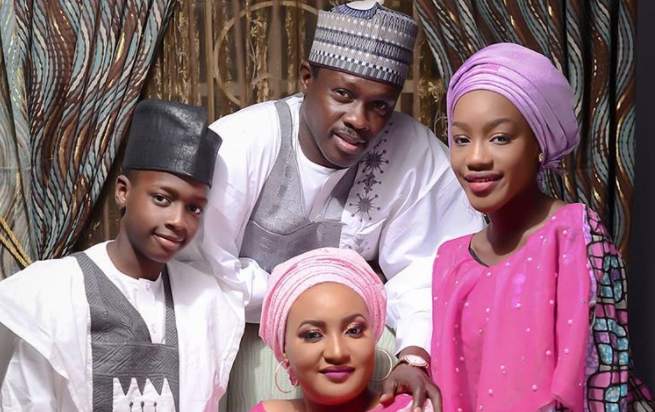 Ali Nuhu and family