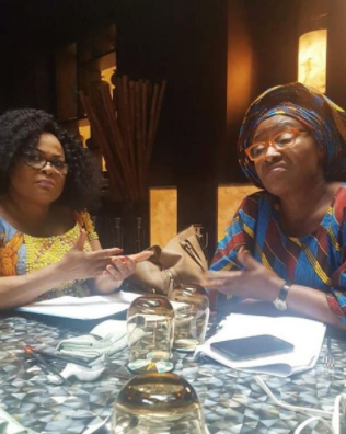 Share your Thoughts on this Photo of Patience Ozokwor and Sola Sobowale