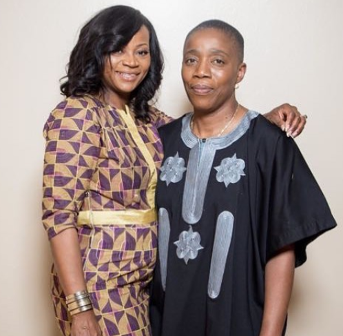 Happily married photo of Nigerian lesbian couple