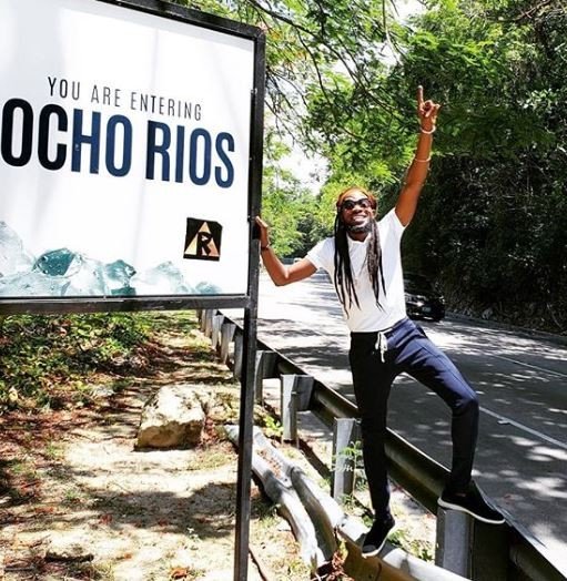 Dbanj rocks dreadlocks in Jamaica