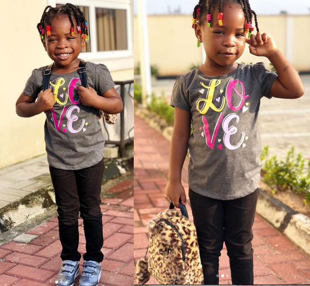 Cute new photos of Davido’s first daughter, Imade Adeleke