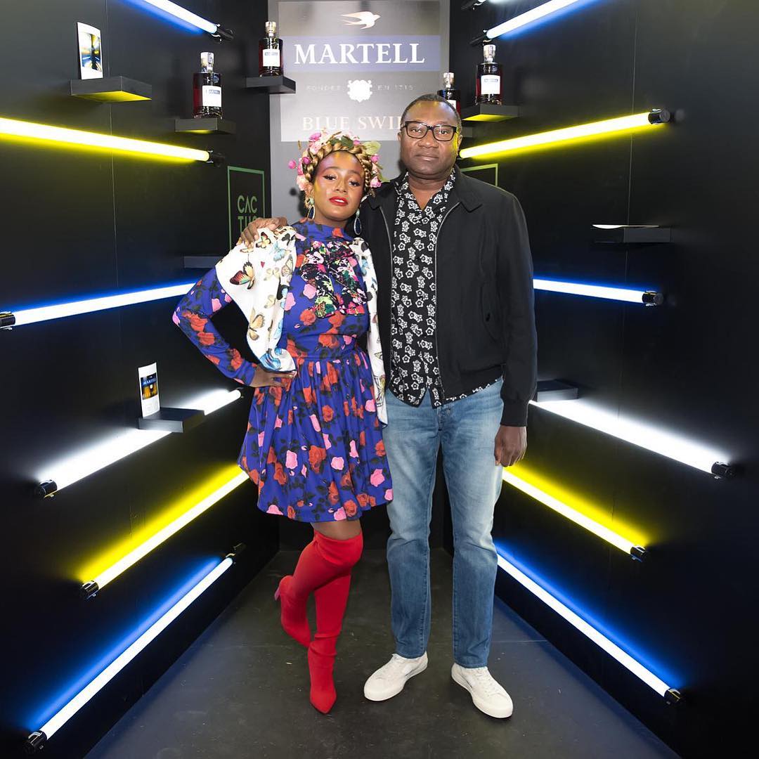 Femi Otedola Flies to London to Attend DJ Cuppy’s Halloween Party