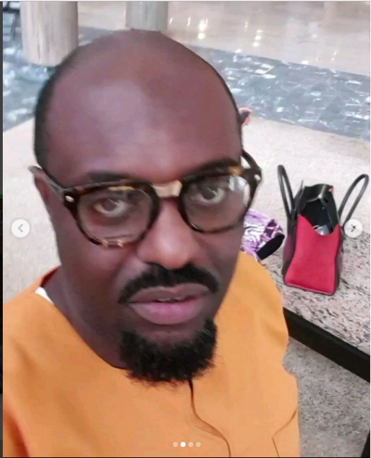 Jim Iyke is rocking the bald look (Photos)