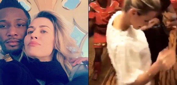 Mikel Obi’s Russian Partner, Olga Diyachenko Shows Off her Igbo Dance Steps (Video)
