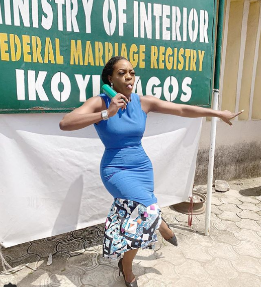 Shade Ladipo is the new married woman on the block