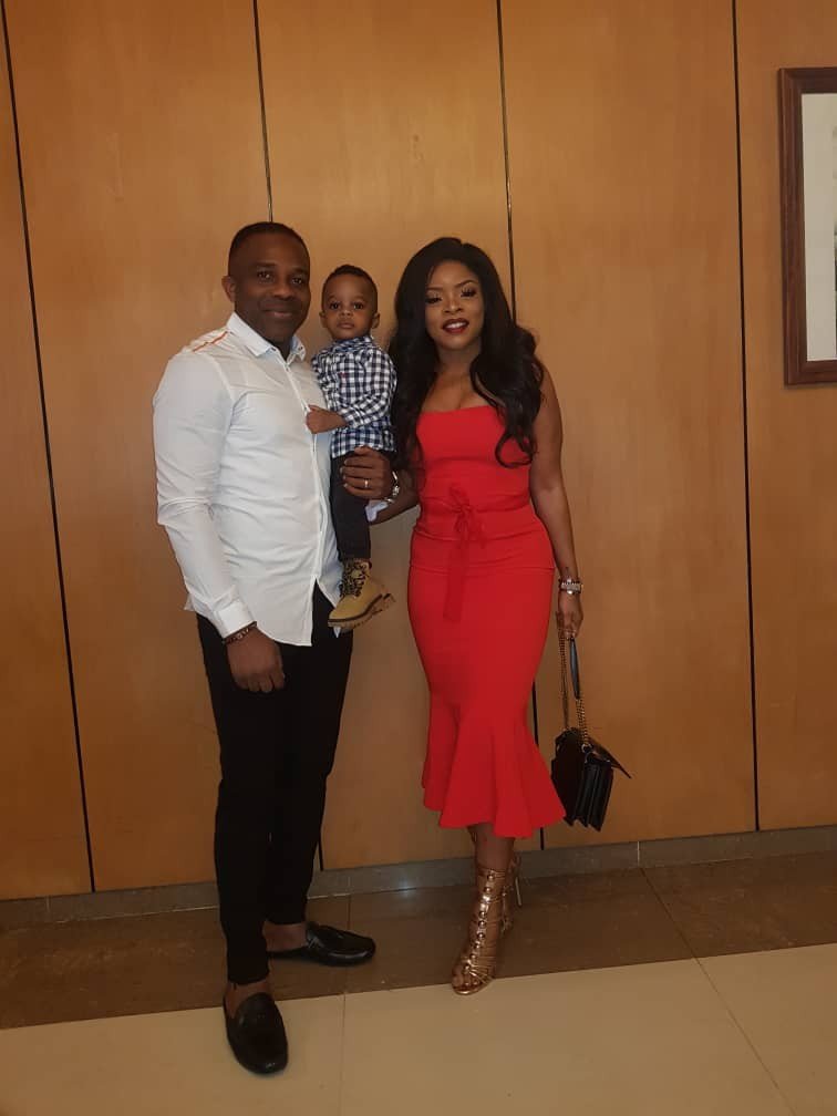 Photos from Laura Ikeji’s Husband, Ogbonna Kanu’s Surprise Birthday Dinner