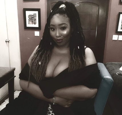 Media personality, Latasha Ngwube flaunts her boobs in new photos