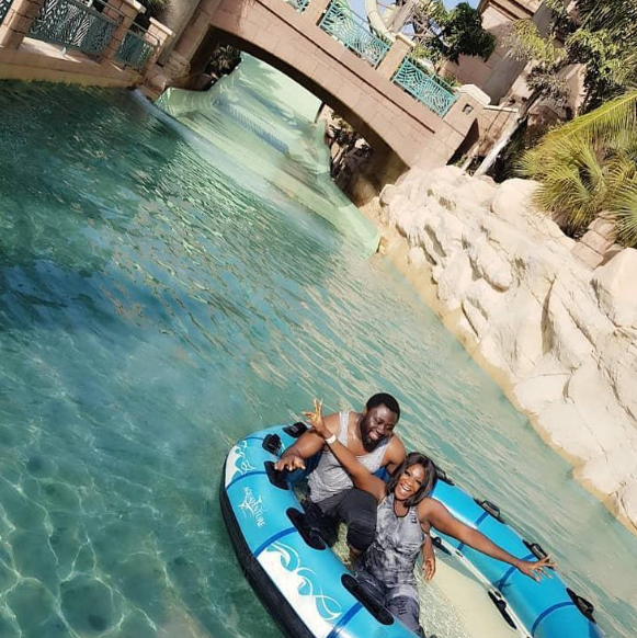 Mercy Johnson and her husband make a valentine trip to Dubai