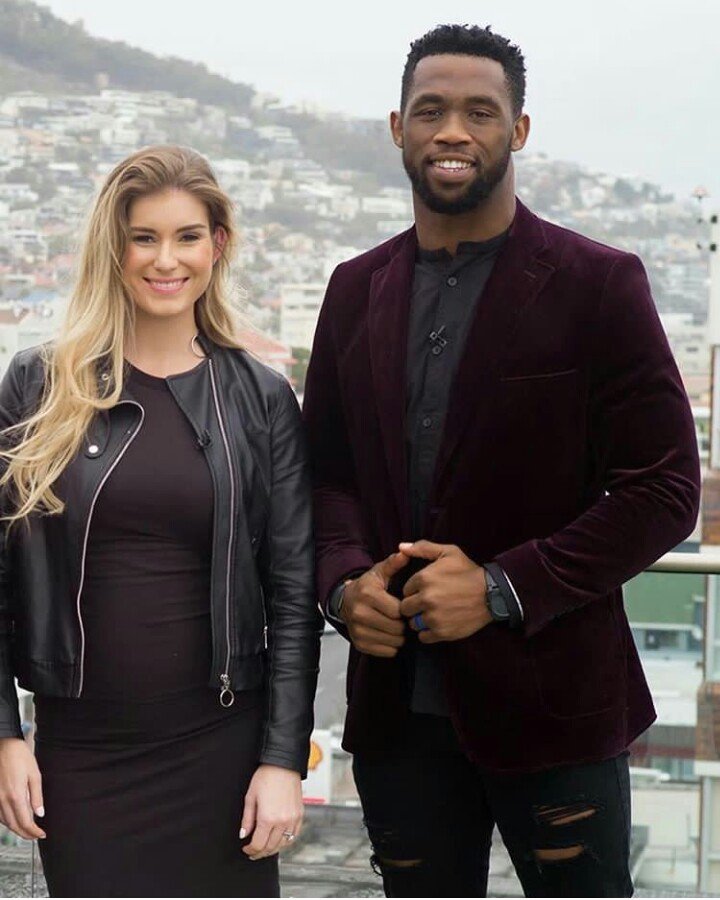 Siya and Rachel Kolisi celebrate their second wedding anniversary