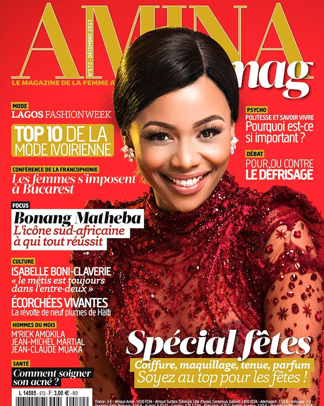 Bonang looks stunning in new magazine cover