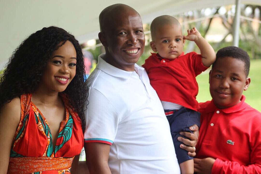 Julius Malema Sends Wife Sweet Message