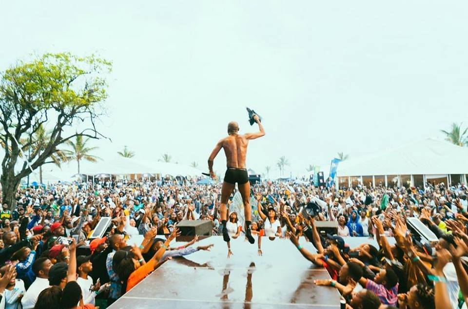Watch Riky Rick perform in his undies