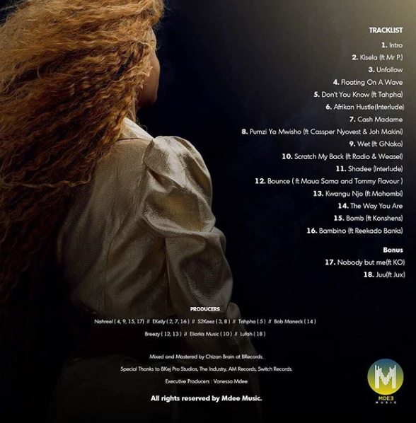 Hatimaye Album Ya Vannesa Mdee Yawafikia Mashabiki