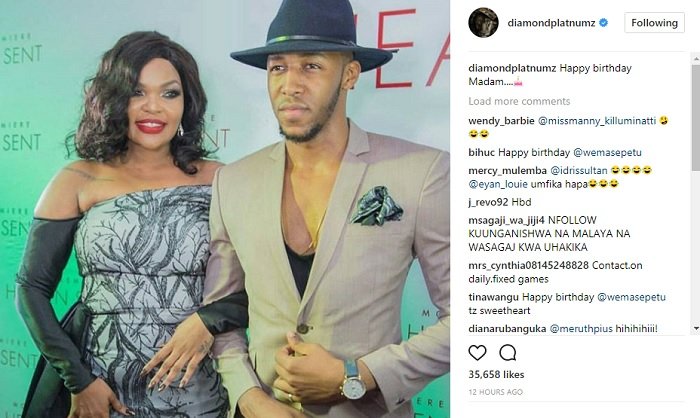 Diamond platnumz and Ex-wife sepetu still best friends