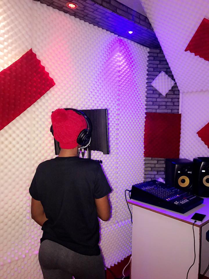 Spice Diana and Manager Open Music Studio