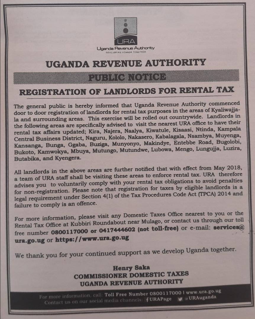 URA kicks off Landlord registration for rental tax collection