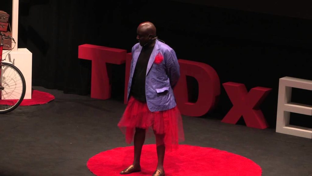 Binyavanga wainaina in a skirt