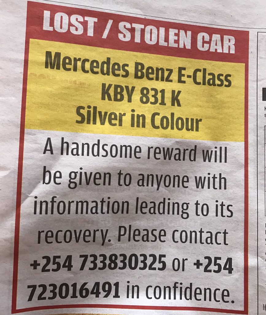 joy-doreen-biira-mercedes-stolen