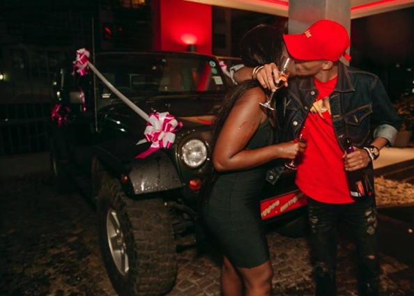 Wealthy rapper KRG celebrates birthday a few weeks after gifting wife with a brand new car