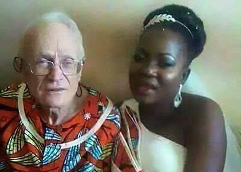 Sponsor ndio huyu sasa! 29 year old Charity comes under fire online after marrying a 92 year old man