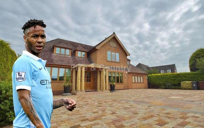 This is the Super expensive Mansion Man City’s Raheem Sterling Recently Bought. It Cost a Whooping 360 Million(PHOTOS)*