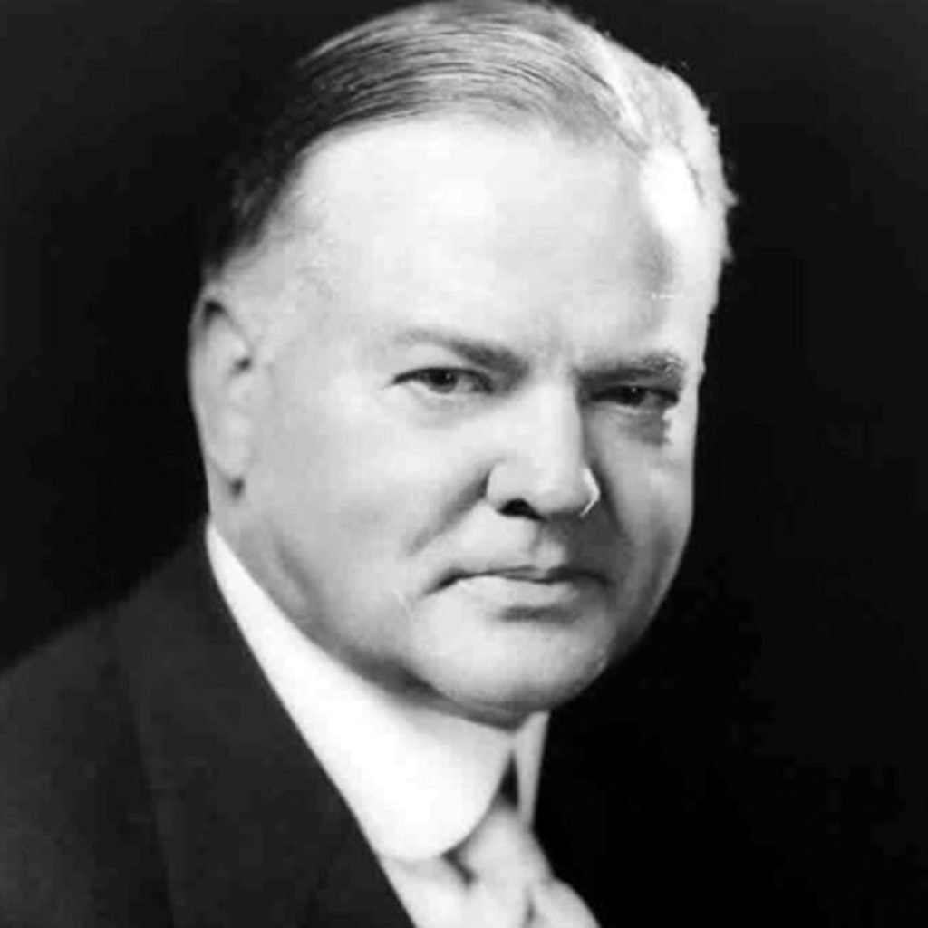 Trump and Herpert hoover
