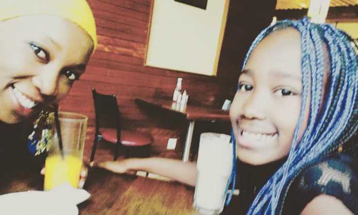 Kwani analishwa nini? Wahu and her eldest daughter looking like sisters already