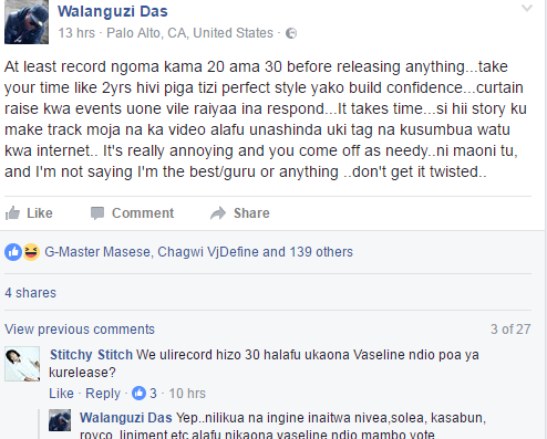 Walanguzi's Das under the mercy of fan