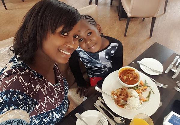 Kenya’s prettiest cop Brenda Wanjiru reacts after her impersonator ‘killed’ her daughter (Photos)