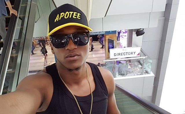 Brown Mauzo with his Akothee...wait I mean Apotee cap