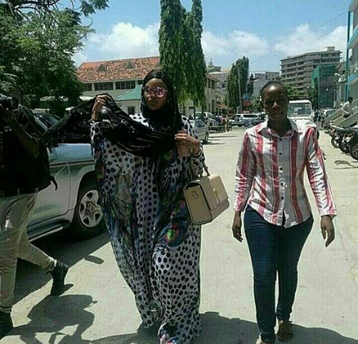 Wema Sepetu escorted to the police station