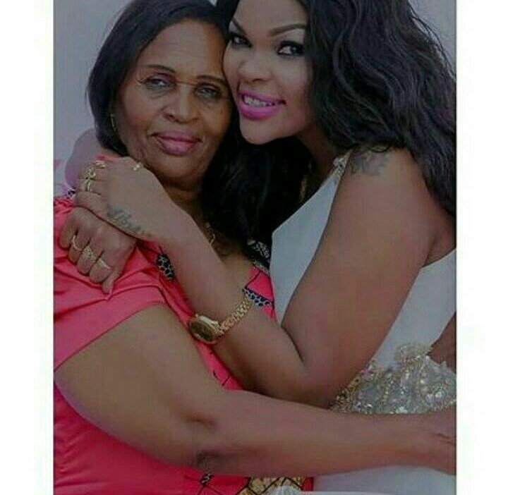 Wema Sepetu and her mum
