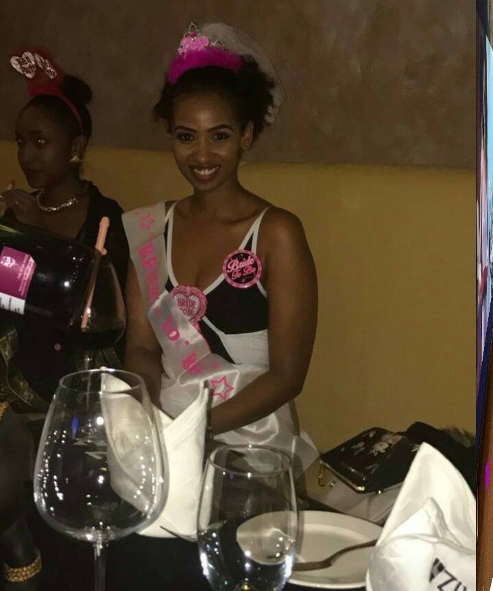 Sarah Hassan at her Hen party