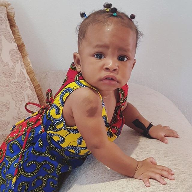 Like mother like daughter: Tiffah Dangote stuns in long braids