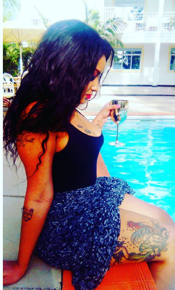 Popular Reality TV reveals how she used to beat her man and why she prefers Nigerian men over Kenyan men