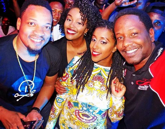 Wambui from Elani shares another sweet snap parading her killer legs in tiny high waisted black shorts
