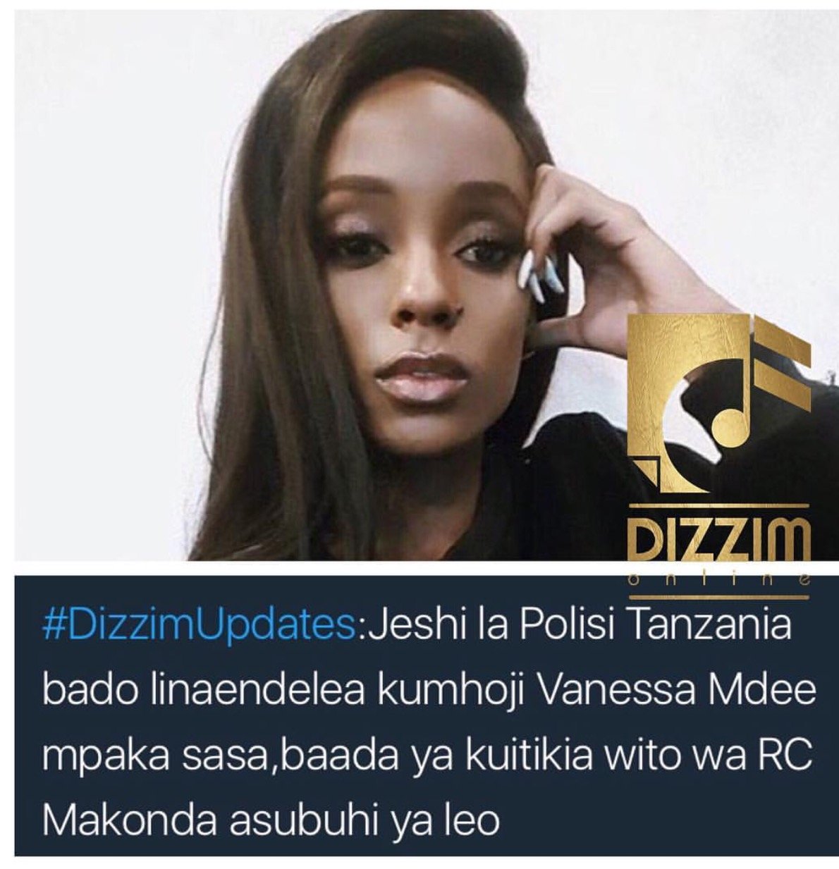 Vanessa Mdee arrested