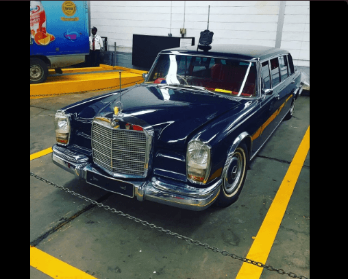 Former president Moi's ride