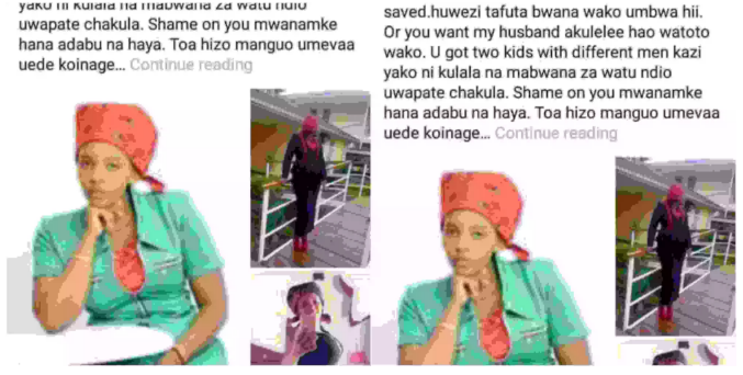 mukorino lady shame slammed for snatching someone's husband 