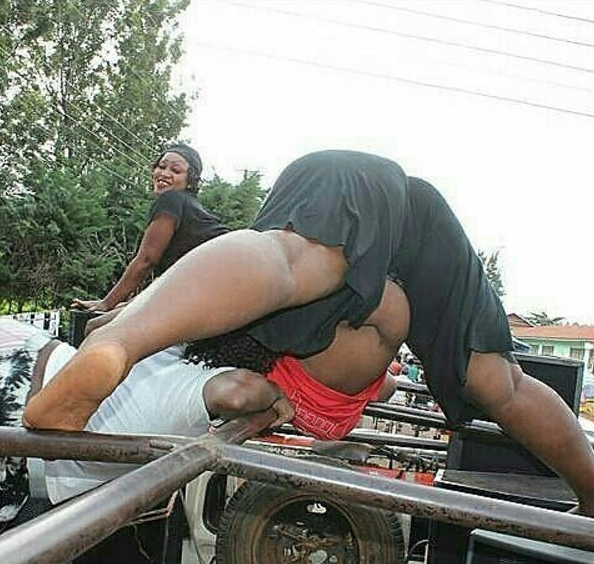 Man gets a crazy send off as two ladies twerk and grind on the coffin carrying his body