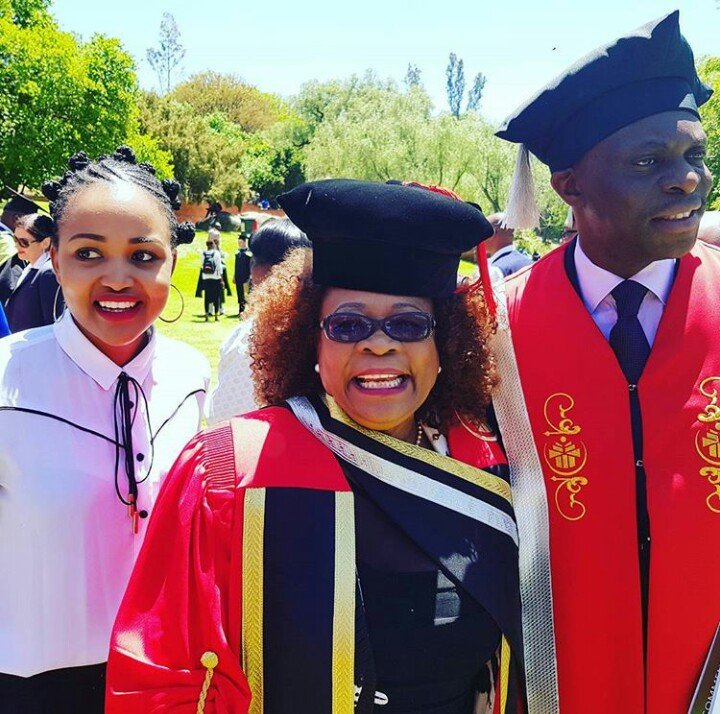 Lillian Dube is officially a doctor