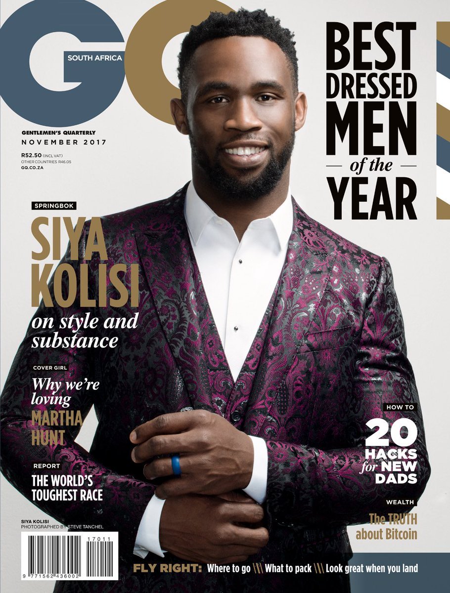 Issa Cover Siya Kolisi covers this month’s GQ magazine