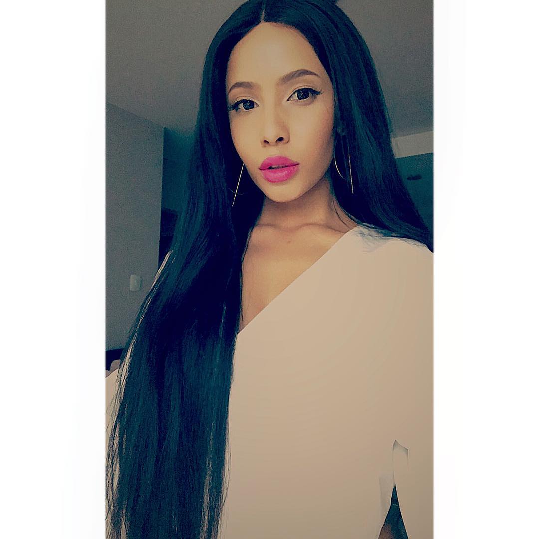Thuli Phongolo cools off in style (Photos)