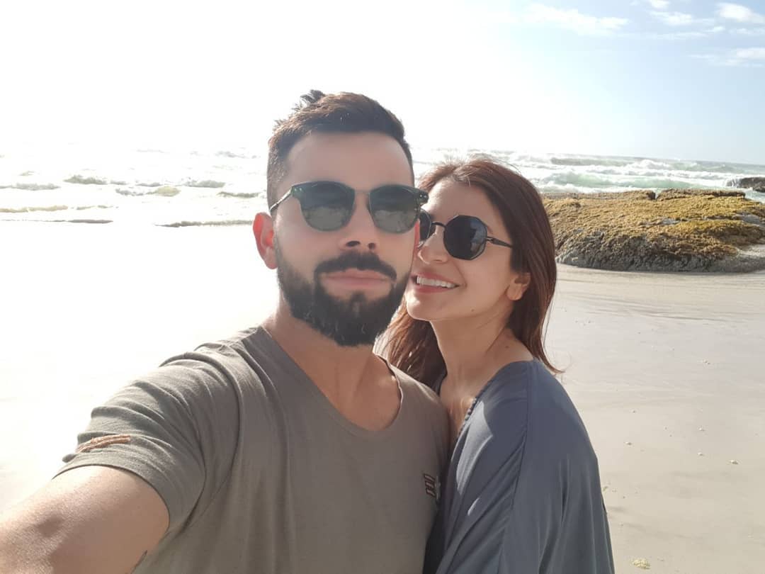 Virat Kohli and wife in Cape Town
