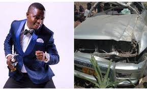 Mchekeshaji Mc Pilipili apata ajali ya gari